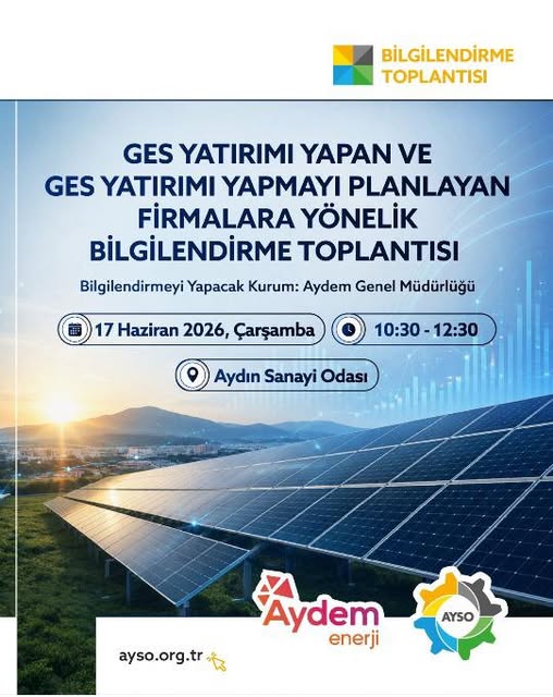 GES Yatırımları Bilgilendirme Toplantısı